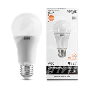  Elementary A60 12W E27 2700K